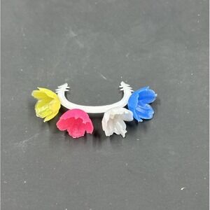 Vintage Dawn Floral‎ White Headband Barbie